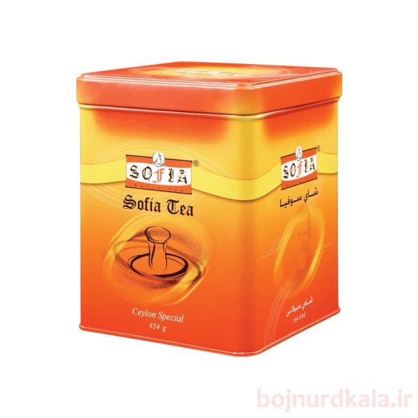 چای سوفیا سیلان شکسته ساده 450 گرمی قوطی فلزی