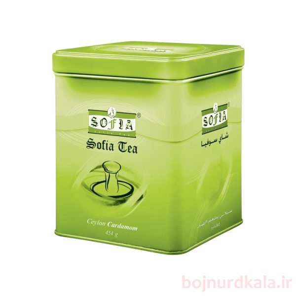چای سوفیا سیلان شکسته با طعم هل 450 گرمی قوطی فلزی